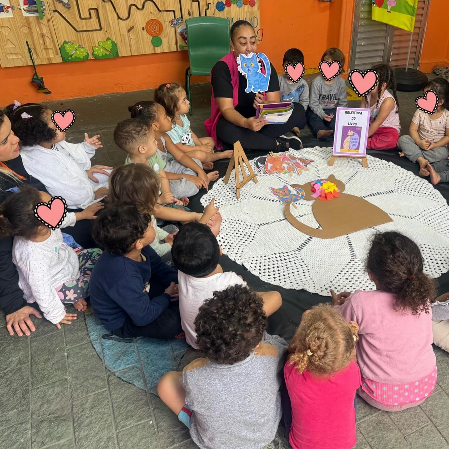Crianças da OSC Educação Infantil