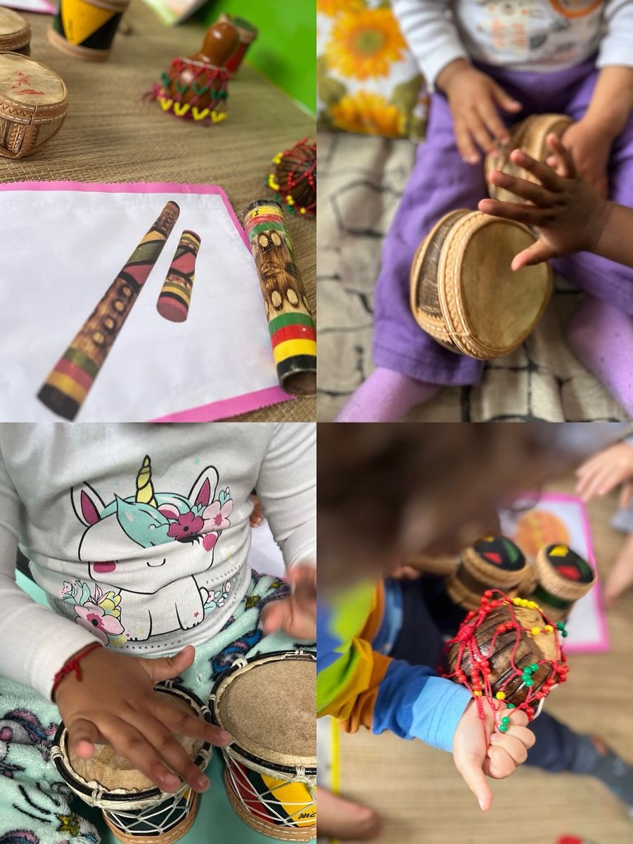 Apresentação da cultura indígena brasileira para crianças